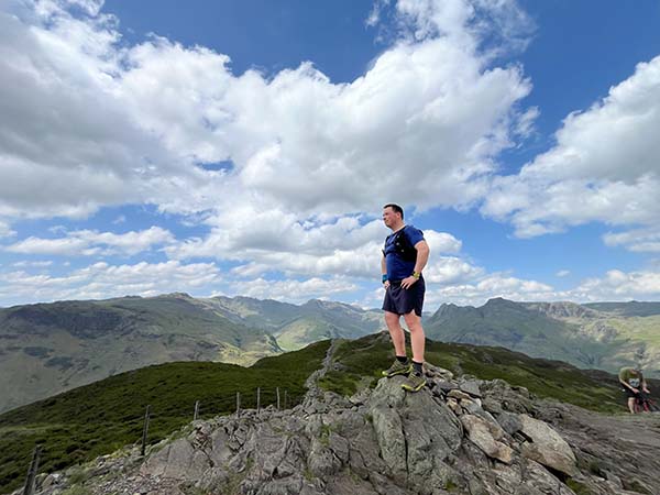 Ben Beckwith on a summit